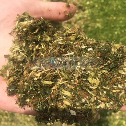 園林樹枝粉碎機粉碎效果展示