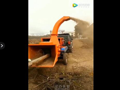 樹枝粉碎機視頻客戶作業(yè)現場展示