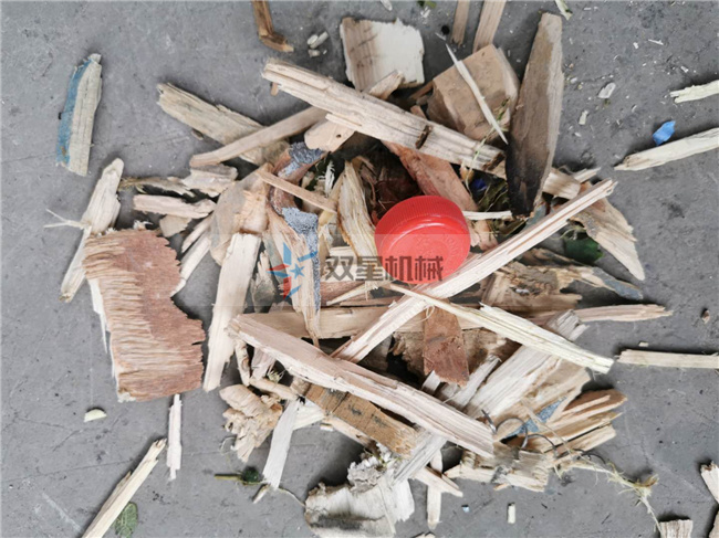 多功能木托板模板破碎機效果展示
